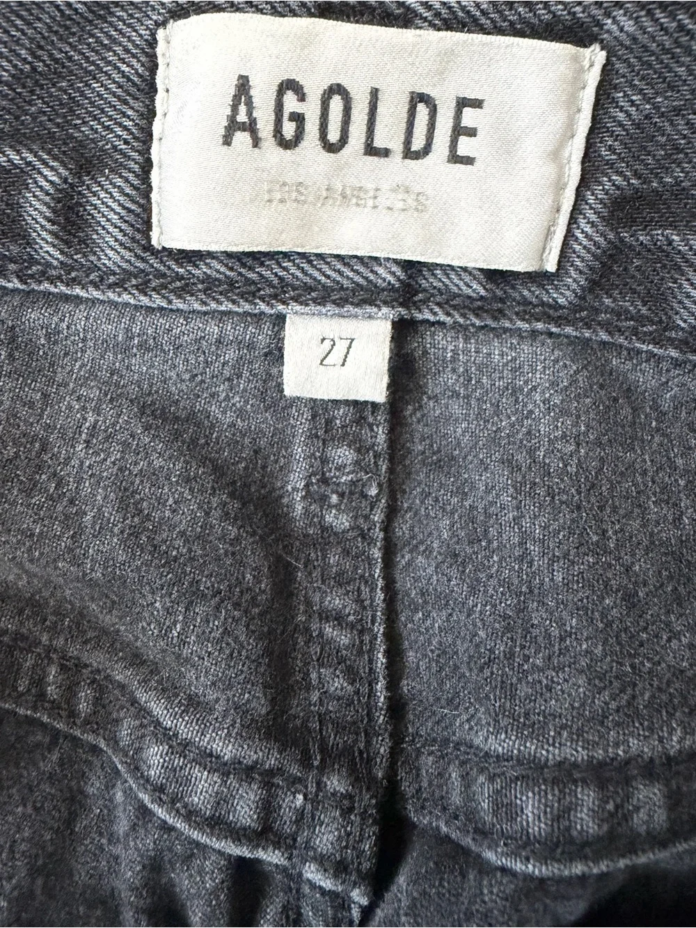 AGOLDE 90’s Pinch Waist Denim Shorts in Nix, Size 27